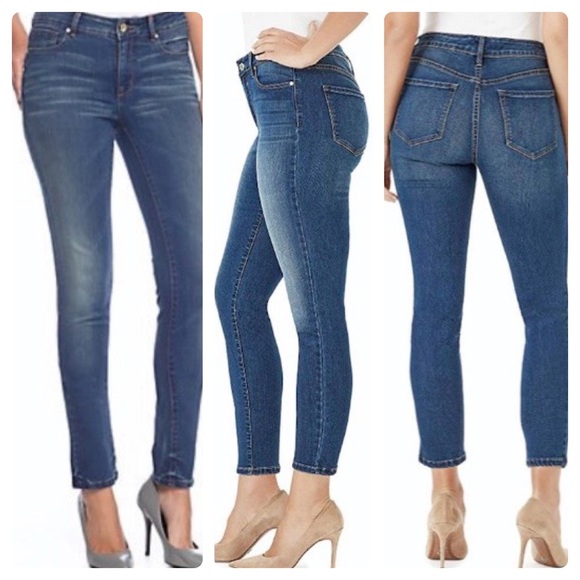nine west skinny ankle jeans